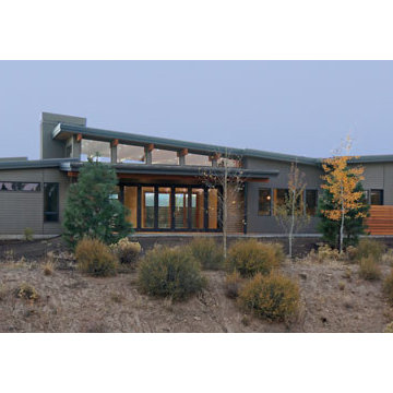 Modern Luxury Ranch House Plan 9772