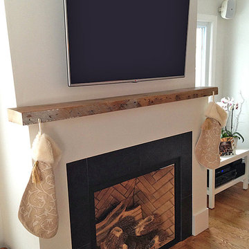 Relcaimed Pine DIning Table, Mantle and Buffet - Peter