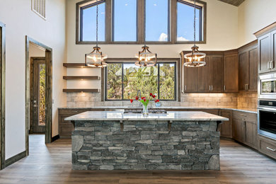 Kitchen - rustic kitchen idea in Salt Lake City
