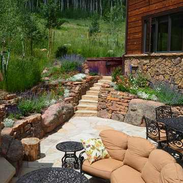 Design - Build Mountain Home Landscape in Eagles Nest