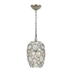 Crystorama Lighting Group 523-SA Palla 1 Light 8-1/2"W Mini - Antique Silver