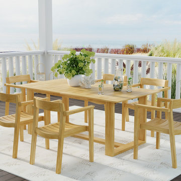 7 pc Horizon Teak Dining Set