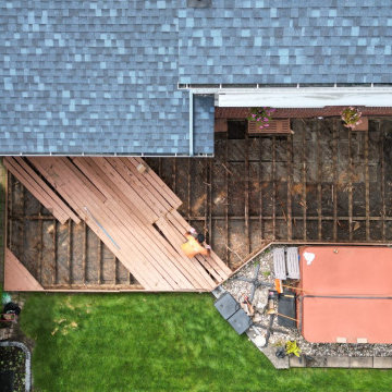 Unique Deck Replacement Using Innovative Tanzite Stone