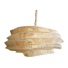 pendant lamp - bamboo strips