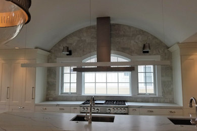 Inspiration for a coastal kitchen remodel in Other