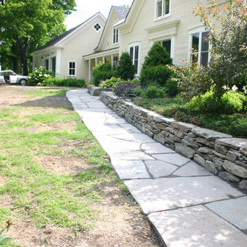 Entry Walkway and Retaining Wall