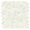 MSI SMOT-GRE-HBP Greecian White - 12" x 12" Herringbone Mosaic - White