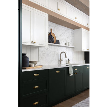 Charming Cottage Kitchen Transformation with Painted Cabinets