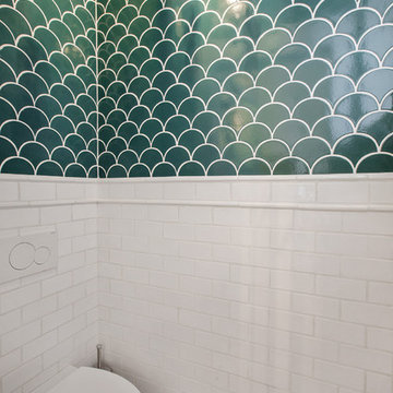 Arts & Crafts Flat Remodel - Powder Room Addition (Golden Gate Heights)
