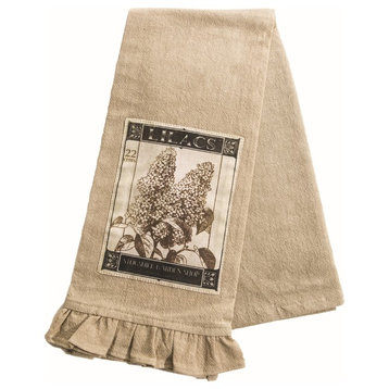 Vintage Garden 18x26 Tea Towel