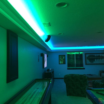 Man Cave Game Room LED Lighting