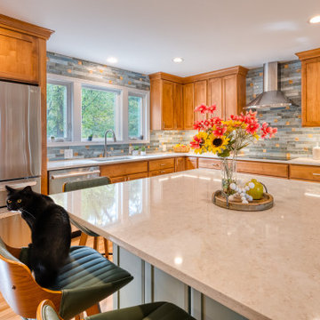 Vienna Open Concept Kitchen Living Space