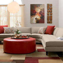 Penelope 3-pc. Sectional Sofa - Sectional Sofas