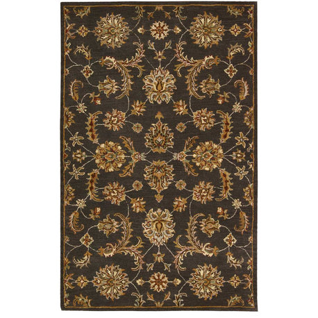 Nourison India House Ih83 Rug, Charcoal, 5'0"x8'0"