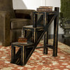 Distressed Black Asher Black Accent Table