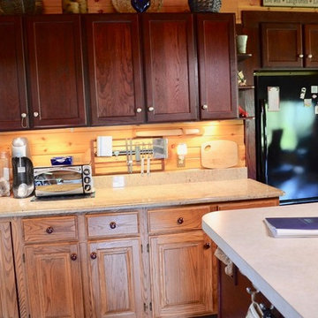 Holly Occupied Log Cabin Home Staging