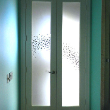 Jeweled Glass Doors