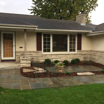 Front Entry Patio and Walk