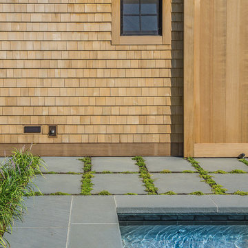 Orleans, MA Pool with Bluestone Coping