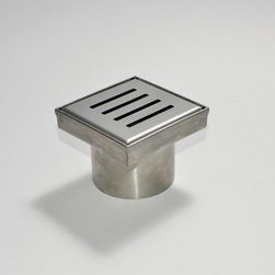 Kado Lux - 97mm Square Floor Channel DN80 Waste - Bathroom Fixture Parts