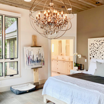 Modern Industrial Lodge, lake Arrowhead Lake Front