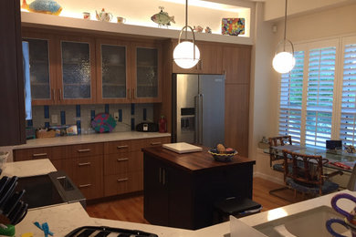 Kitchen - contemporary kitchen idea in Denver