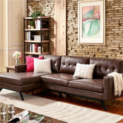 Blake Sectional Sofa | Antique Chestnut - Sectional Sofas