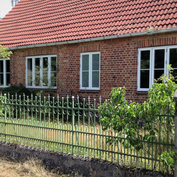 Dänische Holz-Sprossen-Fenster für ein Einfamilienhaus