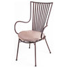 New Rustics Mosaic Arm Chair in Wrought Iron