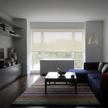 Screen shades and Central Park views