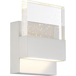 Nuvo Lighting - Nuvo Lighting 62/1501 Ellusion - 6.38 Inch 15W 1 LED Small Wall Sconce - Ellusion; LED Small Wall Sconce; 15W; Polished NicEllusion 6.38 Inch 1 Polished Nickel SeedUL: Suitable for damp locations Energy Star Qualified: n/a ADA Certified: YES  *Number of Lights: Lamp: 1-*Wattage:15w LED Module bulb(s) *Bulb Included:Yes *Bulb Type:LED Module *Finish Type:Polished Nickel