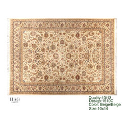 H.A.G. Hand Knotted carpet 13/13 Quality Beige - Floor Rugs