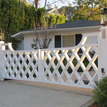 Steel & Wood Driveway Gate