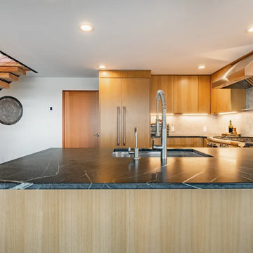 North Hollywood Kitchen, Stairs, Railings