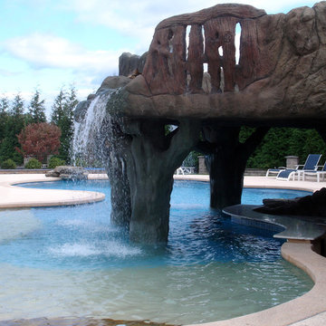Private Residence - Custom Pool and Grotto