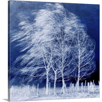 "Blue Wind" Wrapped Canvas Art Print, 20"x20"x1.5"