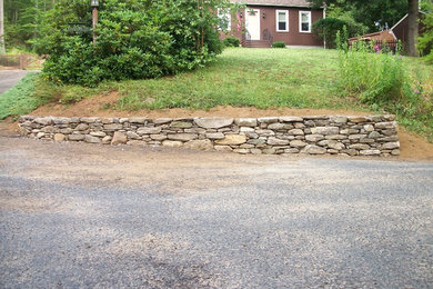 New England Stone Retaining Wall