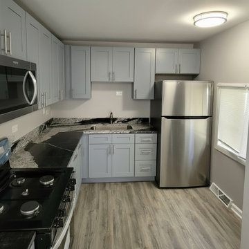 Shaker Gray Kitchen Cabinets – Markham IL