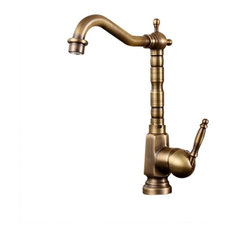 50 Most Por Copper Bathroom Faucets For 2018 Houzz Bathselect Leo Antique Faucet All Copper Bathroom Sink Faucets
