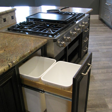 Elegant Gray Transitional Kitchen