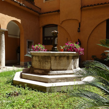 Exterior water Fountains for Pools and Walls, Mediterranean Style