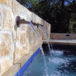 Private Residence - Pool Back Wall w/ Spouts - Products