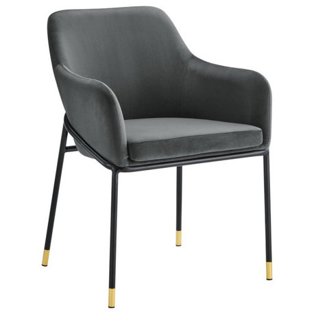 Jovi Performance Velvet Dining Armchair