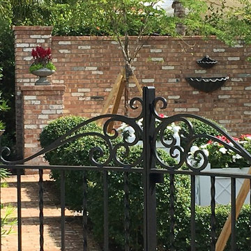 Wrought iron gate