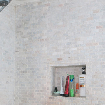 Bathrooom with Snowhite Mosaics 2x1"