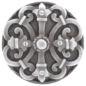 Chateau Knob, Antique-Style Pewter