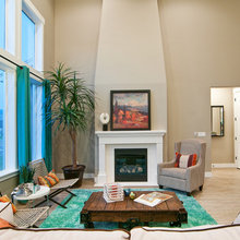 fireplace & livingroom