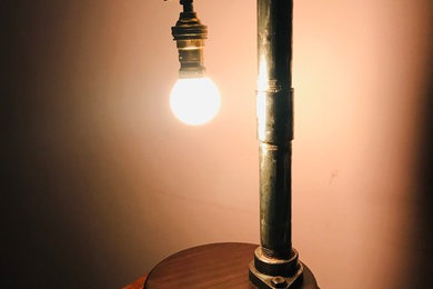 Rustic Table Lamp/ Vintage Table Lamp/ Desk Lamp