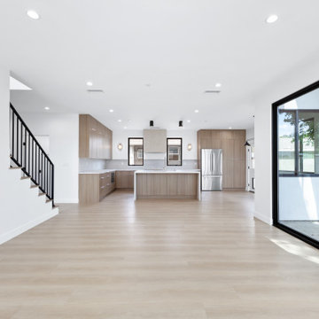 Custom Modern New Construction Home with Mid-Century Rooflines