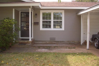 Example of a southwest home design design in Other